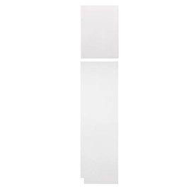 Quicklock RTA (Ready-to-Assemble) | Base Kitchen Cabinets - Shaker Style | Made in America | Soft Close Hardware (Pure White, .25"X23.25"X96" Right End Panel)