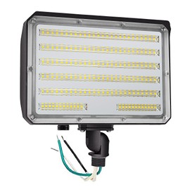 100W LED Outdoor Flood Light, (1000W Eqv.) AC100-277V 14,000Lms 5000K Daylight, CRI90+, IP65 Waterproof for Wall Light Security Backyard Area