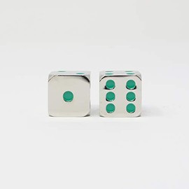 Image Mission KG18580 Metal Dice, 0.6 inches (15 mm), Green
