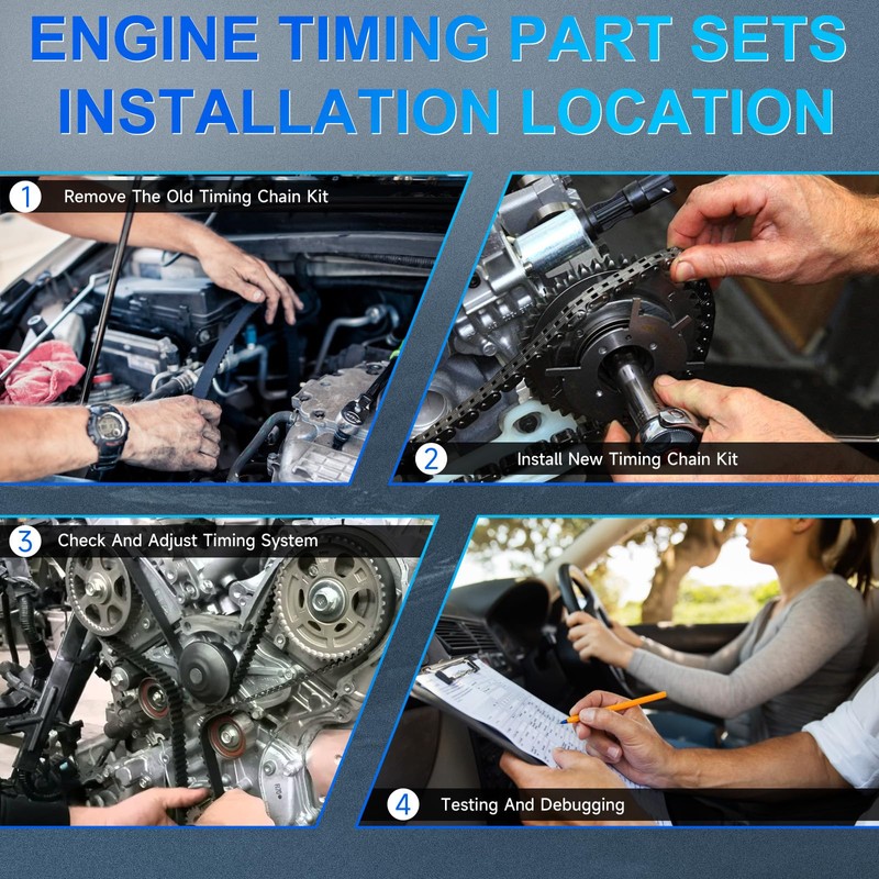 1.6L Engine Timing Belt Water Pump Kit w/Locking Tool Kit