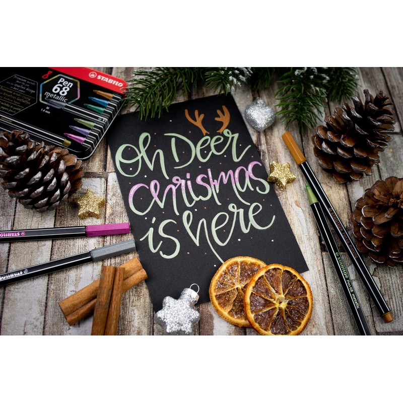 stiften - STABILO Viltstift - Metallic Goud (68/810) (1 TOYS)