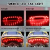 FACAILAHA ATV Smoked LED Tail Lights Assembly Brake Taillights Compatible