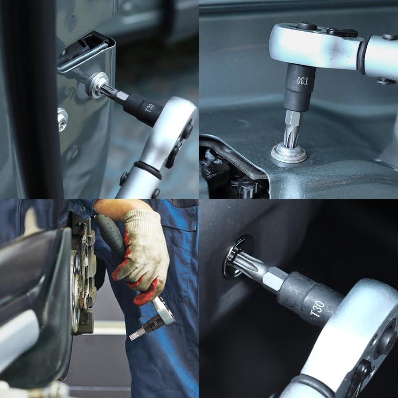 Awang Torx Bit Socket Set 13 Pieces, T8 - T60