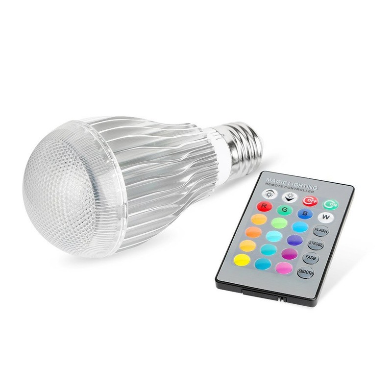 GPCT LED 9W Color Changing Bulb with 64 Levels of