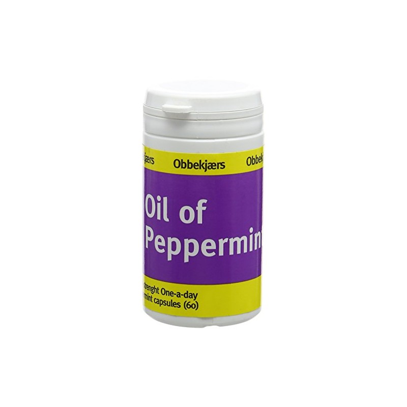 Obbekjaers 200mg Extra Strength One-a-Day Peppermint - Pack of 60