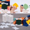 150PCS RAINFLOW Plastic Embroidery Floss Bobbins - White Embroidery Floss