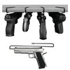 Sniper Grunt 4 Pack Pistol Hanger Storage Hooks for Safe