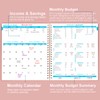 Budget Planner & Monthly Bill Organizer with Pockets. Expense Tracker
