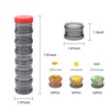 2 Pack 7 Day Pill Organizer Case Stackable Weekly Supplements