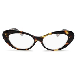 2SeeLife Bold Oval Cat Eye Reading Glasses for Women