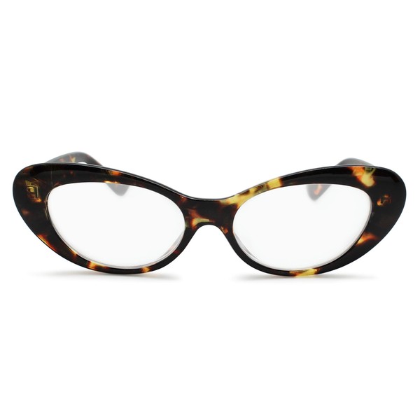 2SeeLife Bold Oval Cat Eye Reading Glasses for Women