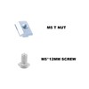 Aluminium Profile 20 x 20 Nut 6 Aluminium Angle 20