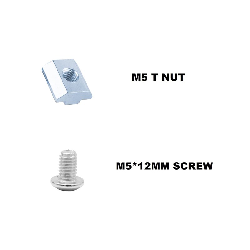Aluminium Profile 20 x 20 Nut 6 Aluminium Angle 20