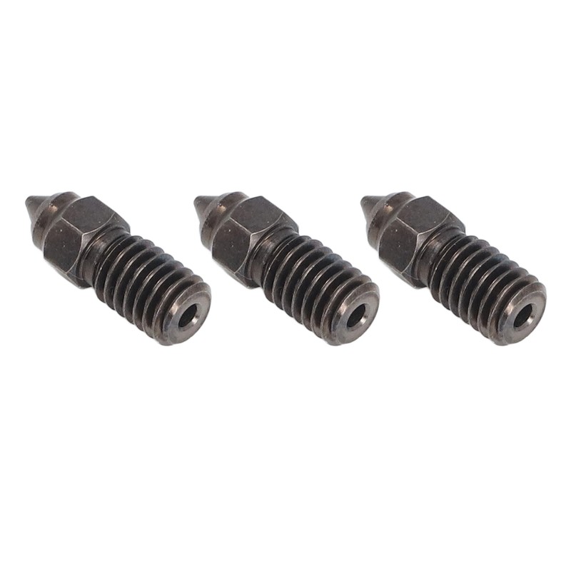 3Pcs Hardened Steel Nozzle High Speed 1.75MM 0.4mm for ENDER