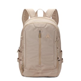 AOKING Large Travel Backpack for Women, Lightweight Laptop Commuter Backpack, Stylish Daypacks for Work, Mochilas De Mujer(Khaki)