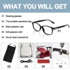OCCI CHIARI Stylish Square Reading glasses Men Women 2.0x Lightweight