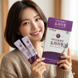 Jiri Mountain Bellflower Bellflower Cheong Sticks 15 packs / 지리산 도라지 도라지청 스틱 15포