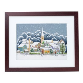 Olympus 7177 Four Seasons Cotswold Winter Off White Cross Stitch Embroidery Kit