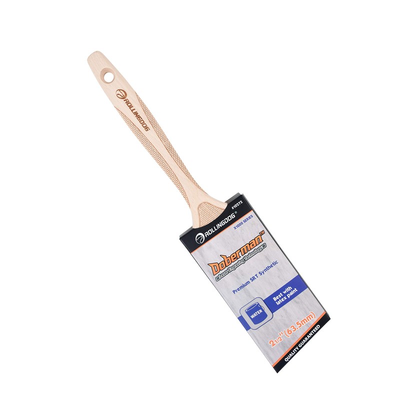 ROLLINGDOG Angled Paint Brushes for Wall - 2.5 Inch Trim