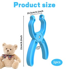 Safety Eyes for Crochet Toys, Safety Eye Tool for Installing Eyes on Crochet Toys and Plush Animals, Durable Tool for DIY Doll Making, 21x2 Cm