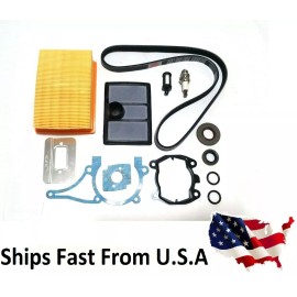 aftermarket Air filter kit Fits Stihl TS700, TS800 + gasket set with oil seals + Drive belt