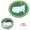 Red Flag Golf &USA Map Iron On Patch Embroidered Iron