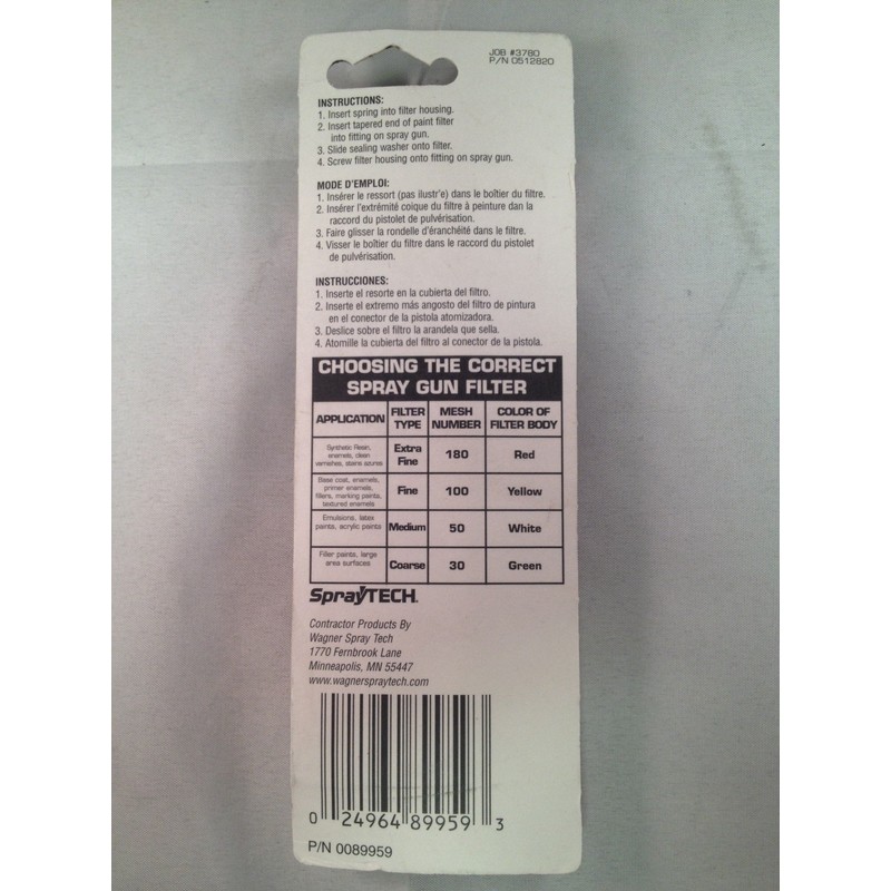 SPRAYER FILTER MESH 2PK