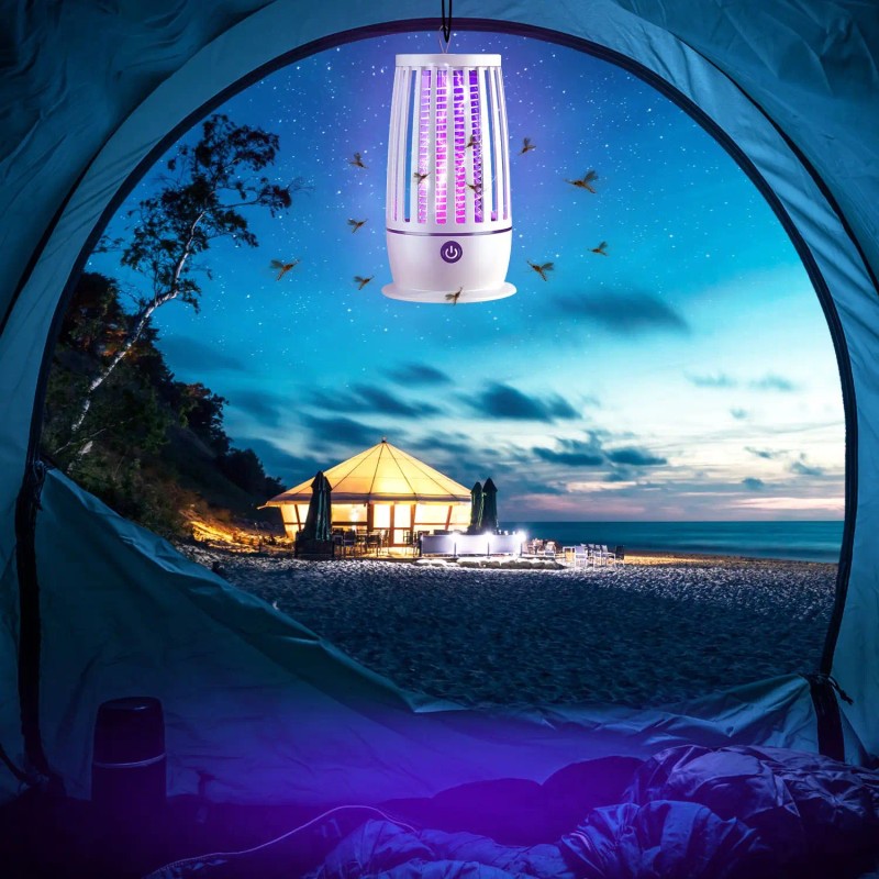Rechargeable UV Light Mosquito Killer Lamp Bug Zapper Night Light