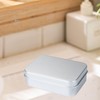 Practical Soap Box with Lid Aluminum Travel Soap Storage Case