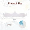 4 Pcs Bra Liners for Sweat,Reusable Comfortable Cotton Bra Liners,Cool