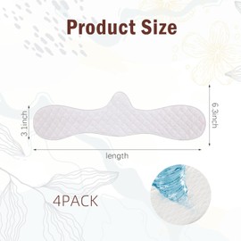 4 Pcs Bra Liners for Sweat,Reusable Comfortable Cotton Bra Liners,Cool Support Breathable and Soft Under Bras Sweat Liner,Prevents Irritation and Redness,for Woman Absorbs Sweats Under the Breasts.
