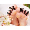 Windfulogo 10Pcs Professional Small Massage Hot Stone Set Natural Lava
