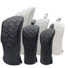 Golf Headcover Premium PU Leather Driver Wood FW Utility UT