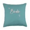 Birdie meaning "Bird" Throw Pillow