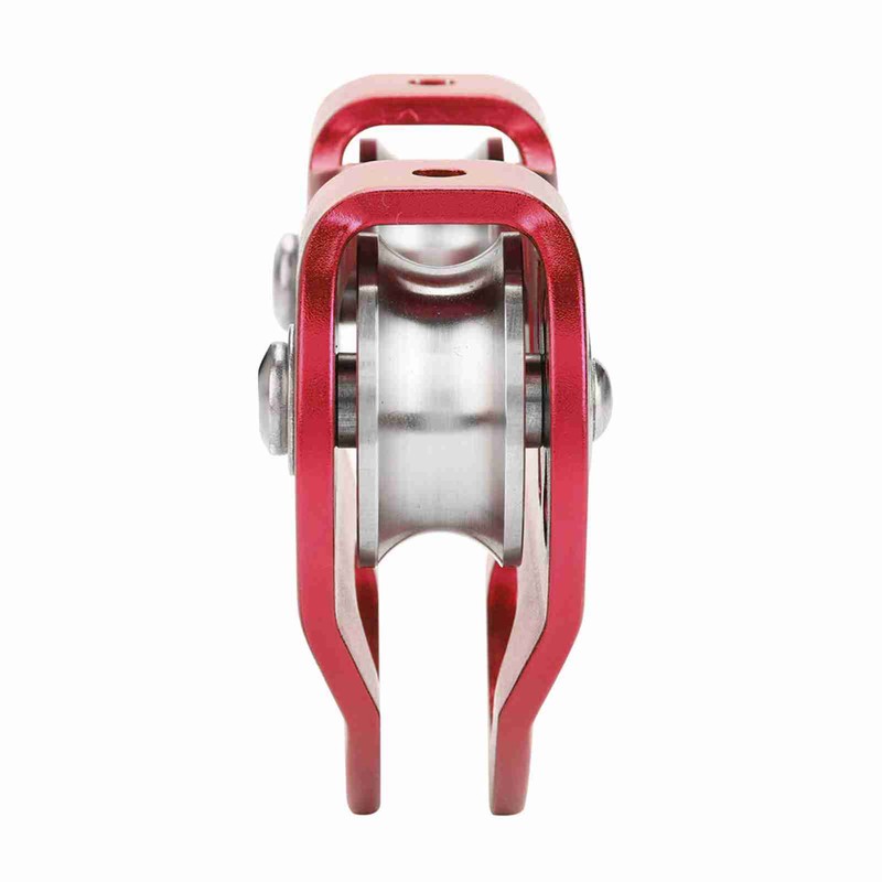 30KN Dual Pulley Zip Line Rescue Cable Trolley Outdoor Rock