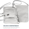 Lewis N. Clark RFID Neck Stash, Gray, One Size, RFID