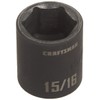 CRAFTSMAN Shallow Impact Socket, SAE, 1/2 Inch Drive, 15/16 Inch,