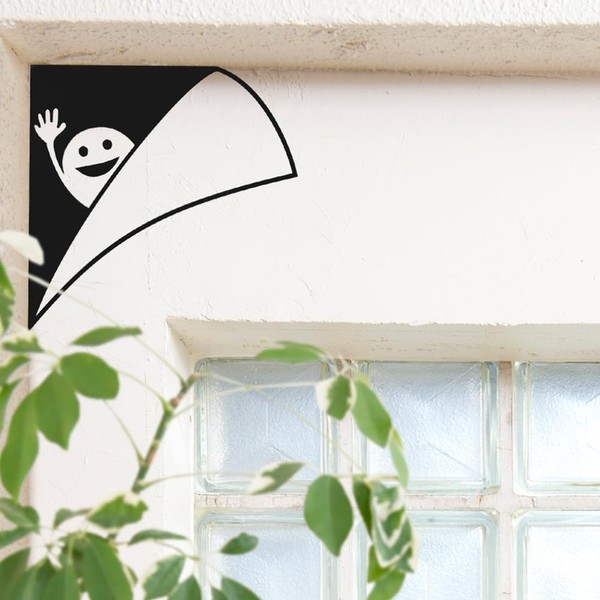Kabegami Revolution Wall Sticker Monotone Monochrome Made in Japan Sumaiun