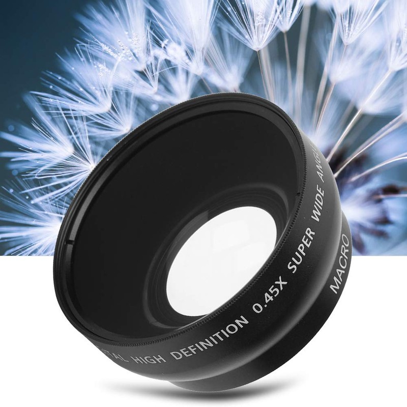 49MM 0.45X Wide Angle Macro Lens - Aluminum Alloy +