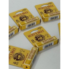 Burt's Bees Pack of 6 - Burt's Bees Beeswax Lip Balm with Vitamin E & Peppermint - NEW