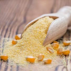 Stone Ground Yellow Corn Meal | Enriched | by Dasher's Spice & Beans | 2.5 lb. Cannister