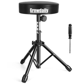 GrowDaily Drum Throne,Adjustable Stool Drum Universal
