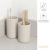 JO LAVIE - Beige Bathroom Accessory Sets, 4 Pieces Bathroom