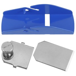 Fulasun Small Wood Planer Hand Tool Adjustable Mini Trimming Planer Mini Hand Planer Lightweight Woodworking Flat Bottom Trimming Block Plane Manual Wood Planer for Wood Carpenter 89x29mm ZiWZzEi