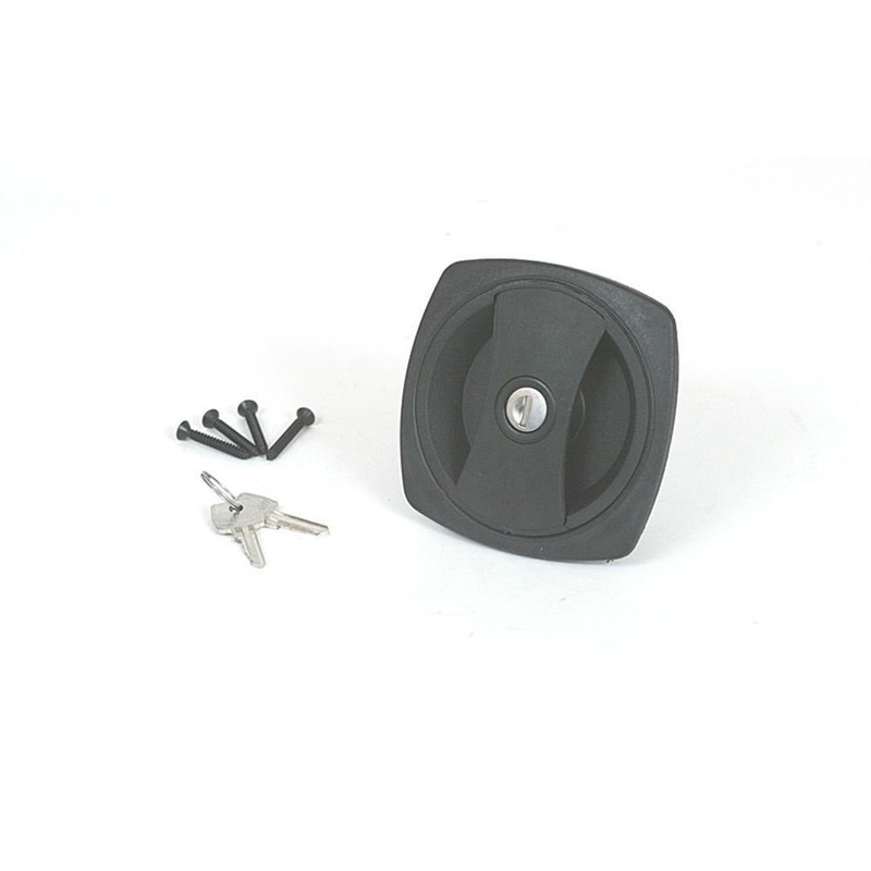 Caraloc 640 Front with Standard Barrel & Keys Caravan Door