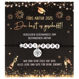 BOOMTOP Graduation ABI 2025 Bracelet Girls Graduation Gifts Bracelets Bracelet