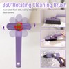Pack of 2 360 Degree Rotatable Joint Cleaning Brush, Multifunctional