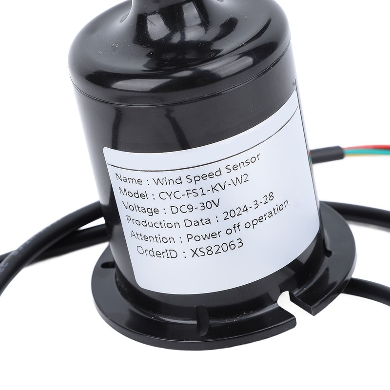 Wind Speed Sensor Professional High Accuracy 3 Cups Wind Speed