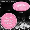 MEAJOO 2PCS Bling Crystal Rhinestone Cup Holder Coaster – 2.75
