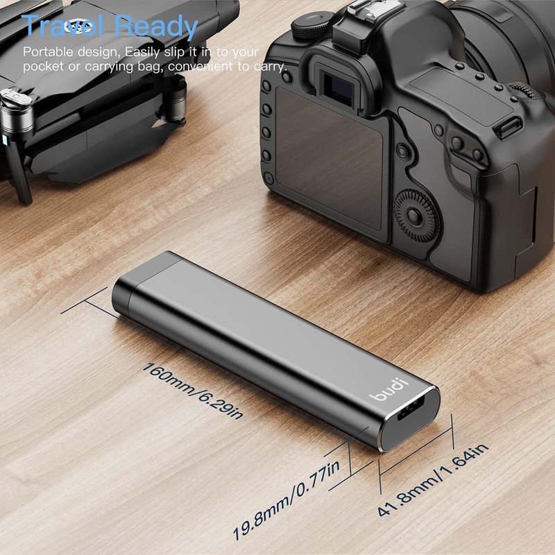 Budi Alloy Memory Card Storage Stick For microSD - Full